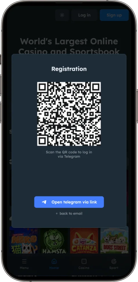 Native Auth & Retention — SLON Platform Telegram WebApp screen